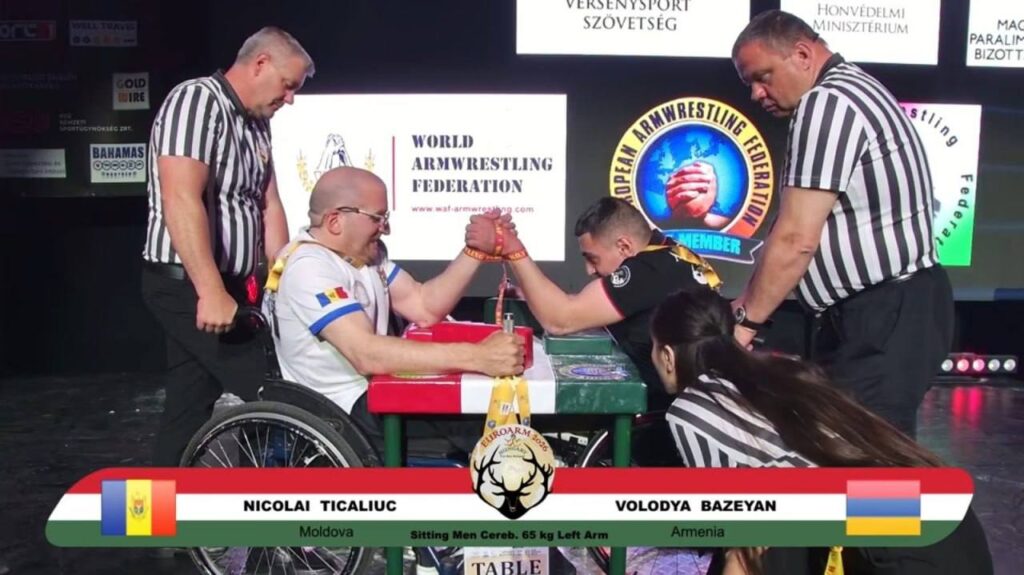 Молдавский спортсмен Даниэль Прокопчук стал 11-кратным чемпионом Европы по армрестлингу