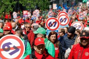 В Бельгии проходят масштабные протесты против пенсионной реформы