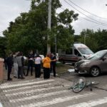 В Комрате на пешеходном переходе сбили велосипедиста