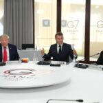 На саммите G7 во Франции прошла закрытая встреча Зеленского, Трампа и Макрона