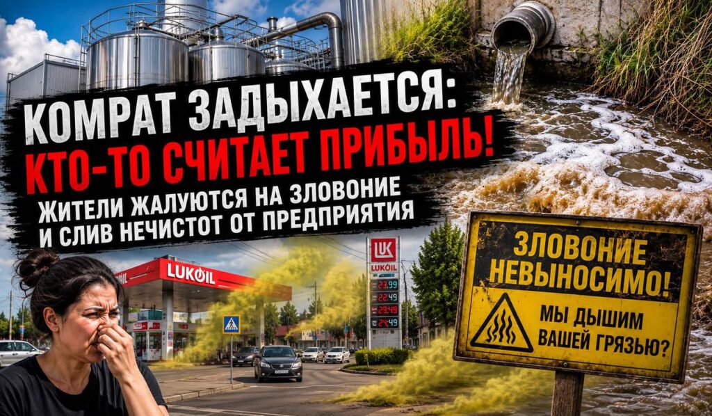 Пока Комрат задыхается, кто-то считает прибыль: жители жалуются на зловоние в городе