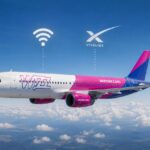 Wizz Air внедрит интернет Starlink на борту самолётов
