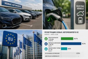 В ЕС растет спрос на электромобили, в Болгарии продажи новых авто увеличились почти на 8%