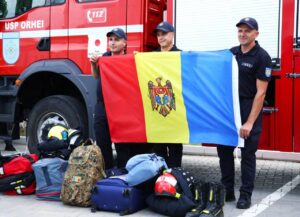 Молдавские пожарные отправились в Грецию чтобы оказать помощь в борьбе с лесными пожарами