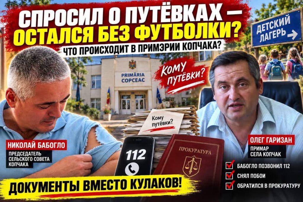 Спросил о путёвках — остался без футболки? Что происходит в примэрии Копчака