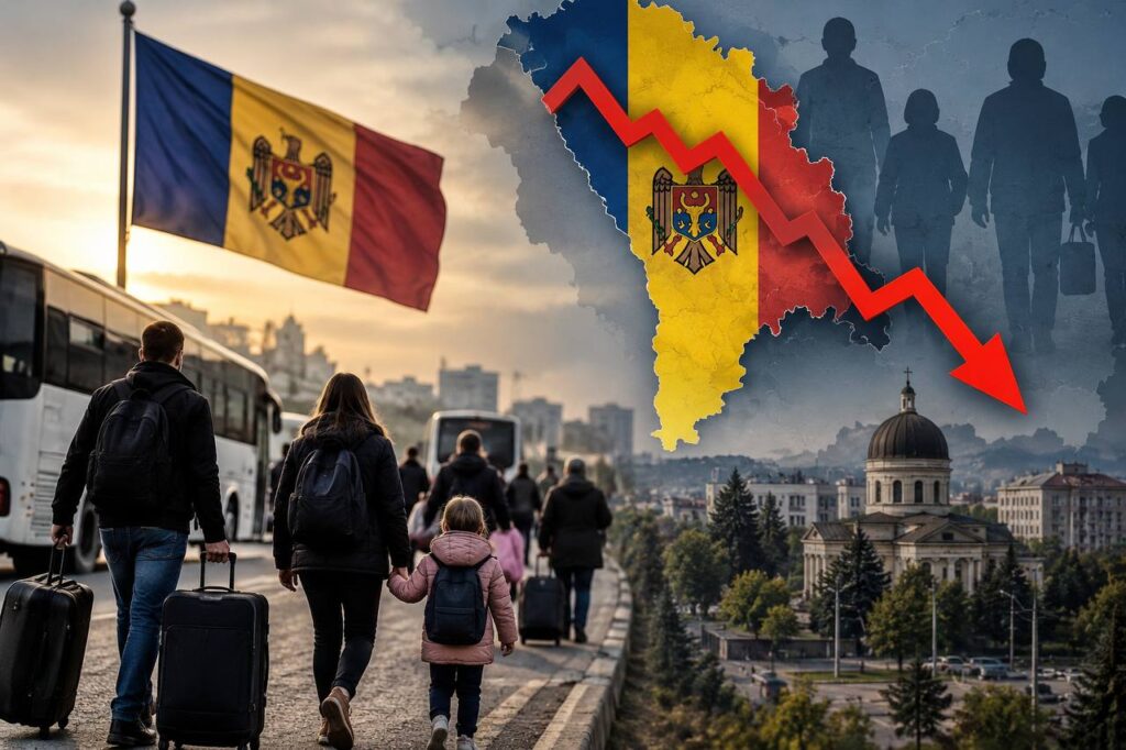 Молдова потеряла 45,5% населения после распада СССР