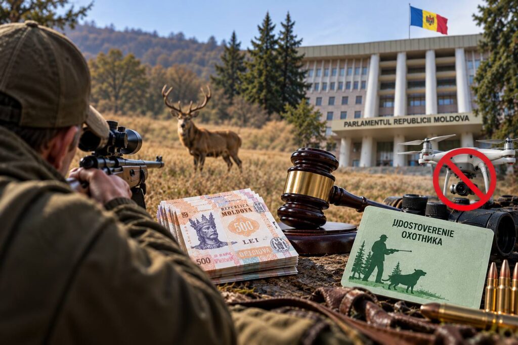 В Молдове ужесточили наказание за браконьерство: штрафы для юрлиц достигнут 200 тысяч леев