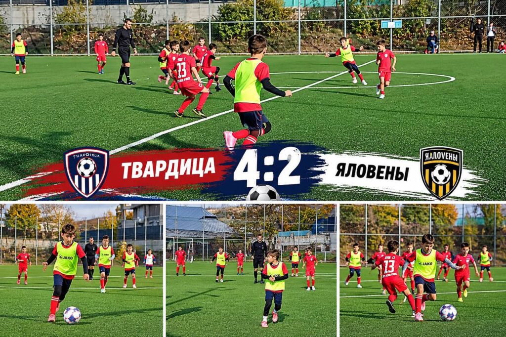 Твардица продолжает победную серию: команда U-11 обыграла Яловены со счётом 4:2
