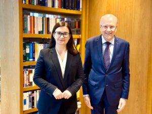 Герасимов обсудила с председателем Суда ЕС подготовку молдавских судей и прокуроров